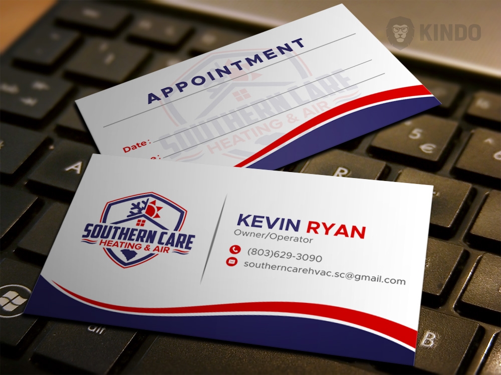 Southern Care Heating & Air logo design by Kindo