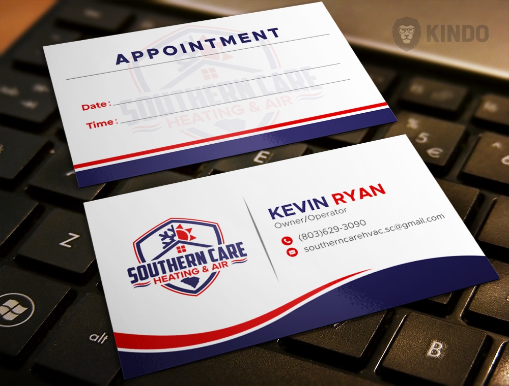 Southern Care Heating & Air logo design by Kindo
