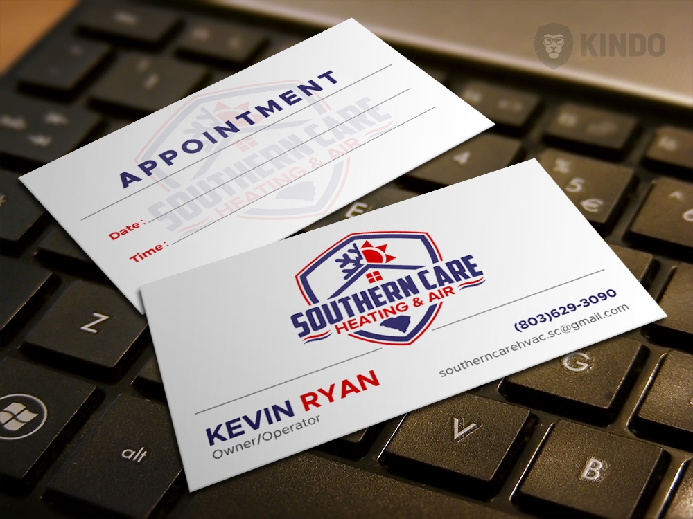 Southern Care Heating & Air logo design by Kindo