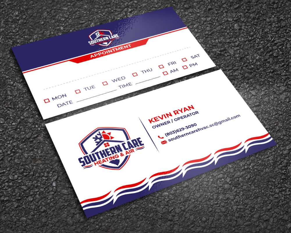 Southern Care Heating & Air logo design by Boomstudioz