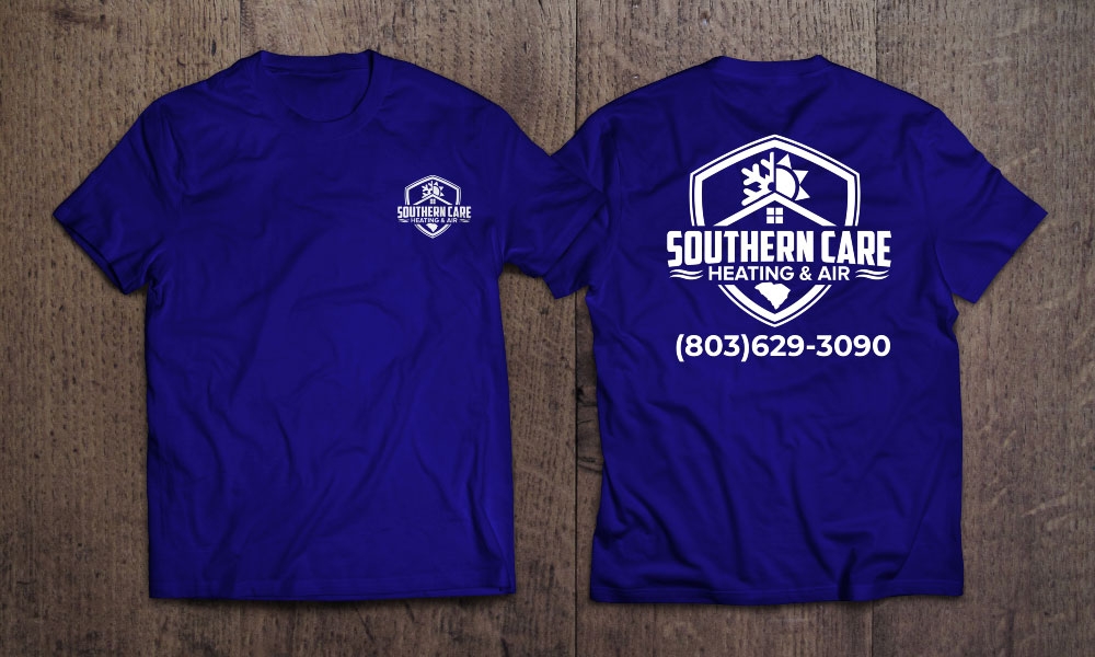 Southern Care Heating & Air logo design by Boomstudioz
