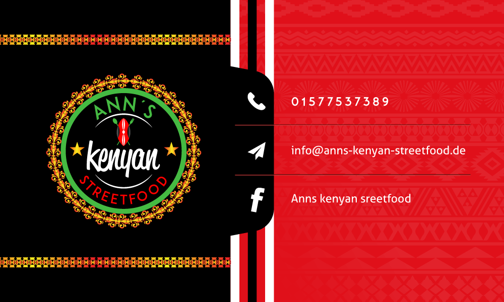 Ann´s kenyan streetfood logo design by aryamaity