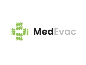 MedEvac logo design by mazbetdesign
