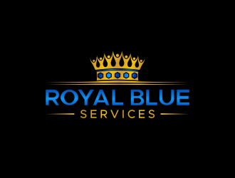 Royal Blue Services logo design by nandoxraf