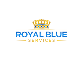 Royal Blue Services logo design by nandoxraf