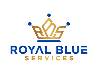 Royal Blue Services logo design by lestatic22