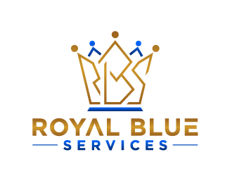 Royal Blue Services logo design by lestatic22