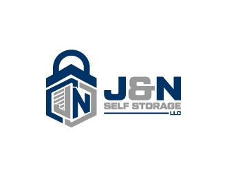 J&N SELF STORAGE, LLC logo design by Erasedink