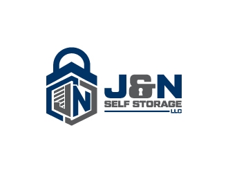 J&N SELF STORAGE, LLC logo design by Erasedink