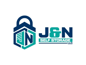 J&N SELF STORAGE, LLC logo design by Erasedink