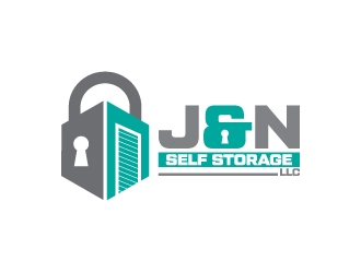 J&N SELF STORAGE, LLC logo design by Erasedink