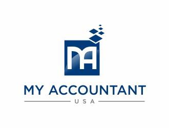 My Accountant USA logo design by santrie