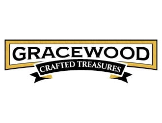 GraceWood Crafted Treasures logo design by Suvendu