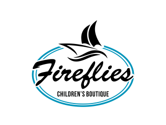 Fireflies Childrens Boutique logo design by Gwerth