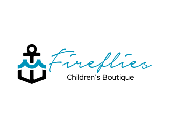 Fireflies Childrens Boutique logo design by Gwerth