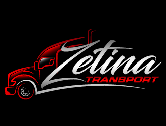 Zetina Transport logo design by THOR_