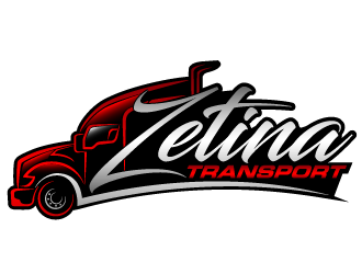 Zetina Transport logo design by THOR_