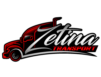 Zetina Transport logo design by THOR_