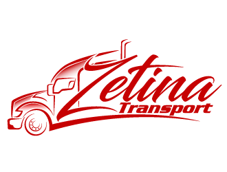 Zetina Transport logo design by THOR_