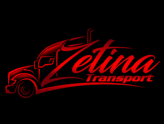 Zetina Transport logo design by THOR_