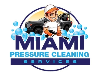 Miami Pressure Cleaning Services logo design by invento