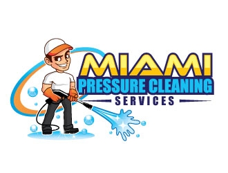 Miami Pressure Cleaning Services logo design by invento