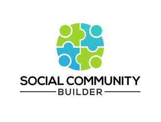 Social Community Builder logo design by kunejo