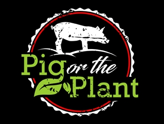 Pig or the Plant logo design by MAXR