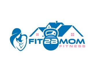 Fit2BMom Fitness logo design by ammad