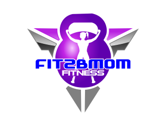 Fit2BMom Fitness logo design by bosbejo