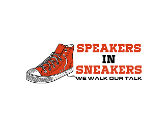 Speakers in Sneakers logo design by Republik
