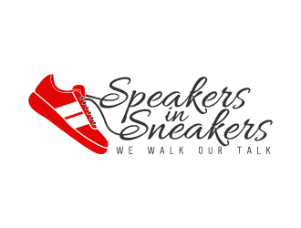 Speakers in Sneakers logo design by fastsev
