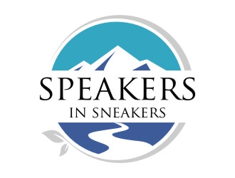 Speakers in Sneakers logo design by jetzu