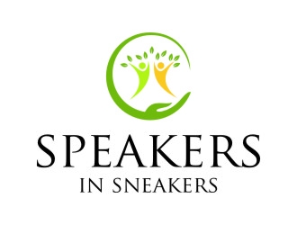 Speakers in Sneakers logo design by jetzu