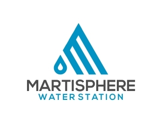 Martisphere Water Station logo design by b3no
