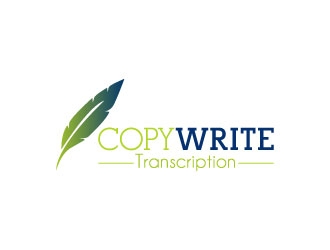 CopyWrite Transcription logo design by aryamaity