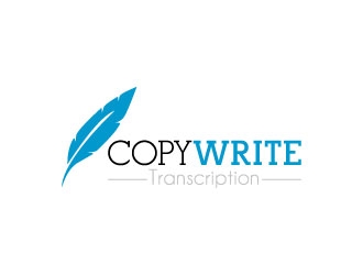 CopyWrite Transcription logo design by aryamaity