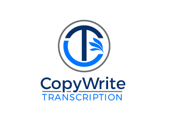 CopyWrite Transcription logo design by justin_ezra