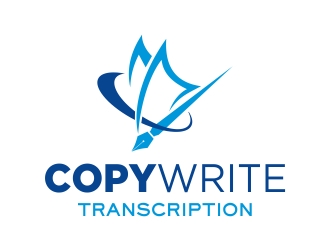 CopyWrite Transcription logo design by cikiyunn