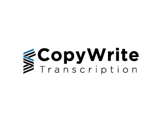 CopyWrite Transcription logo design by Ilyasaaa