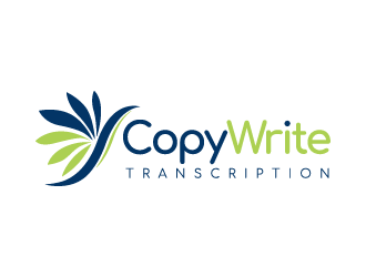 CopyWrite Transcription logo design by enan+graphics