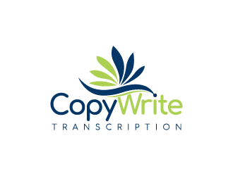 CopyWrite Transcription logo design by enan+graphics