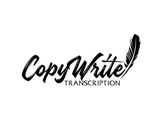 CopyWrite Transcription logo design by AamirKhan