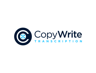 CopyWrite Transcription logo design by ammad