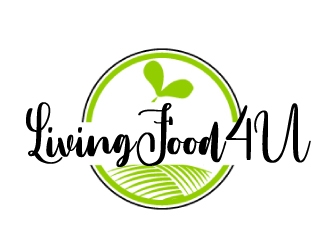 LivingFood4U logo design by AamirKhan