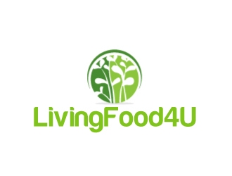 LivingFood4U logo design by AamirKhan