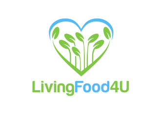 LivingFood4U logo design by serprimero