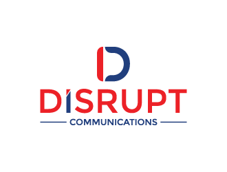 Disrupt Communications logo design by aryamaity