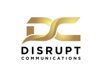 Disrupt Communications logo design by N3V4