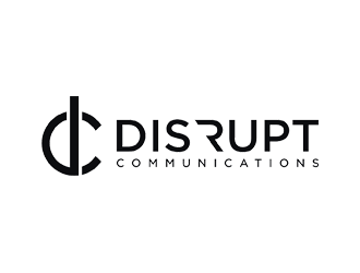 Disrupt Communications logo design by hatori